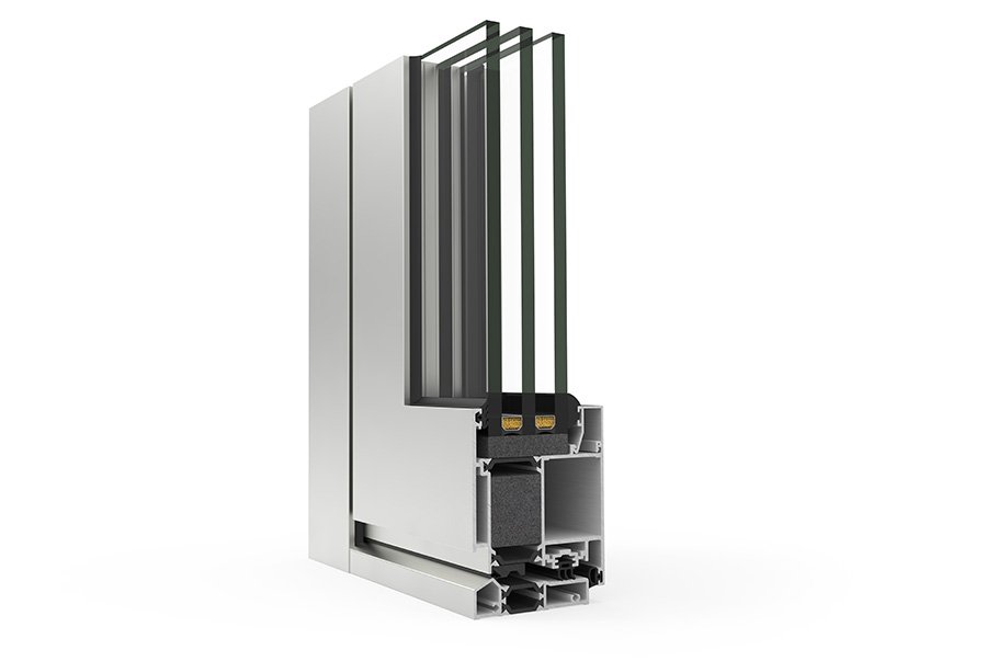 Cortizo Millennium Plus 80 entrance door