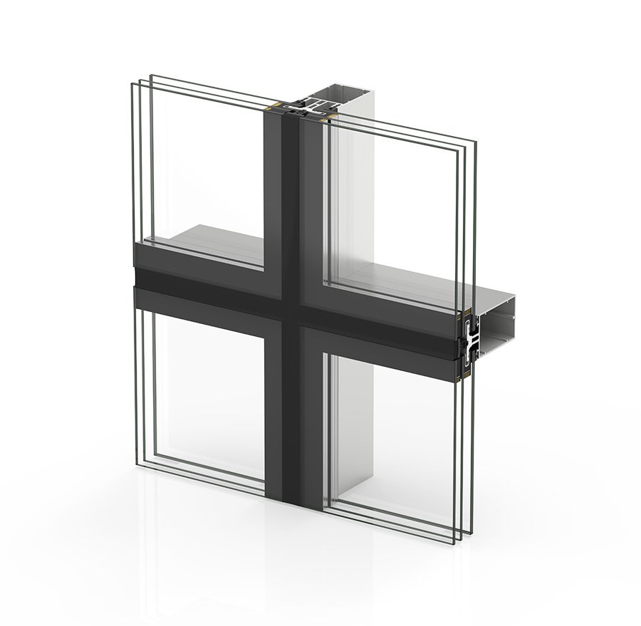 Cortizo SG-52 structural-glazed facade