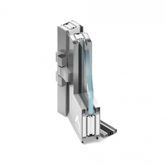 Aluprof MB-78EI fire-rated aluminium door 3D render